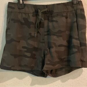 Olive Camo Women's Athletic Shorts